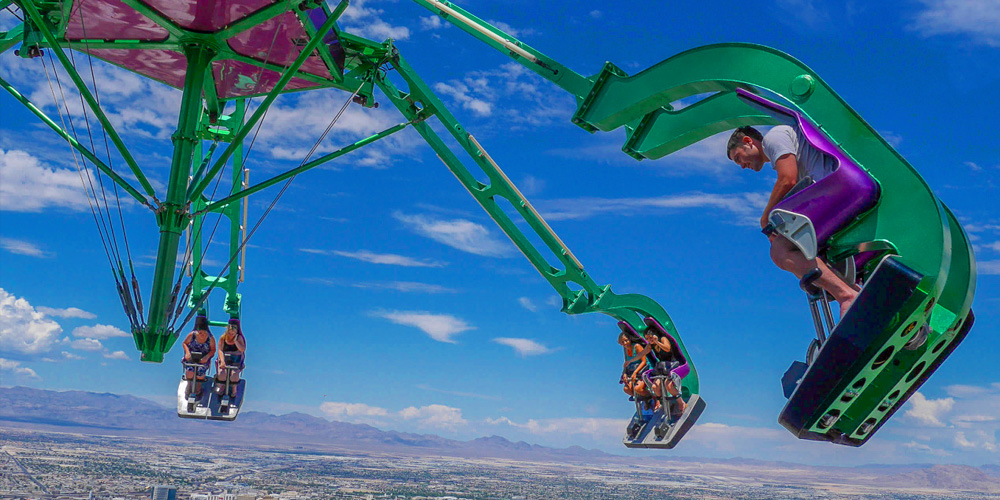 The world's highest thrill ride - The Big Shot at the Stratosphere in Las  Vegas : r/rollercoasters