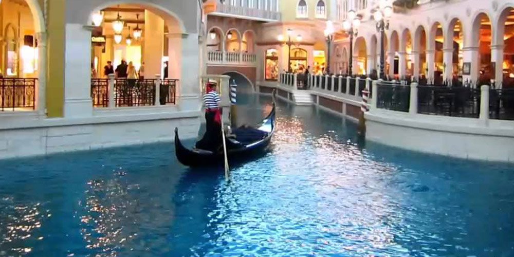 Gondola Ride at the Venetian Hotel and Casino