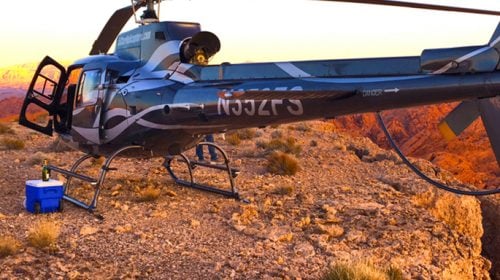 GRAND CANYON SUNSET HELICOPTER FLIGHT