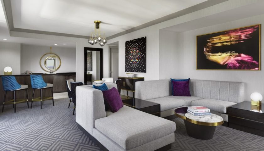Wraparound Terrace Suite Living Room