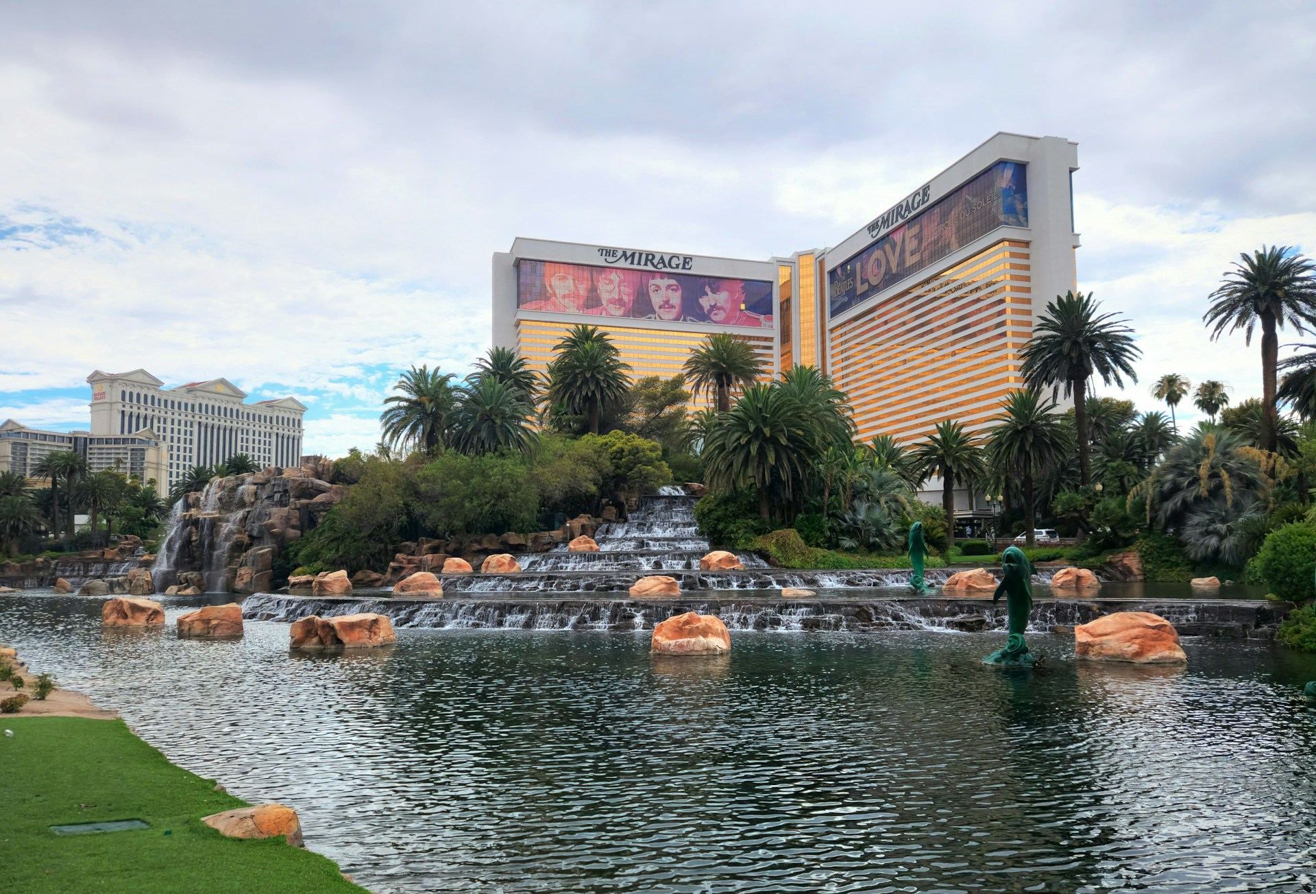 the Mirage Hotel