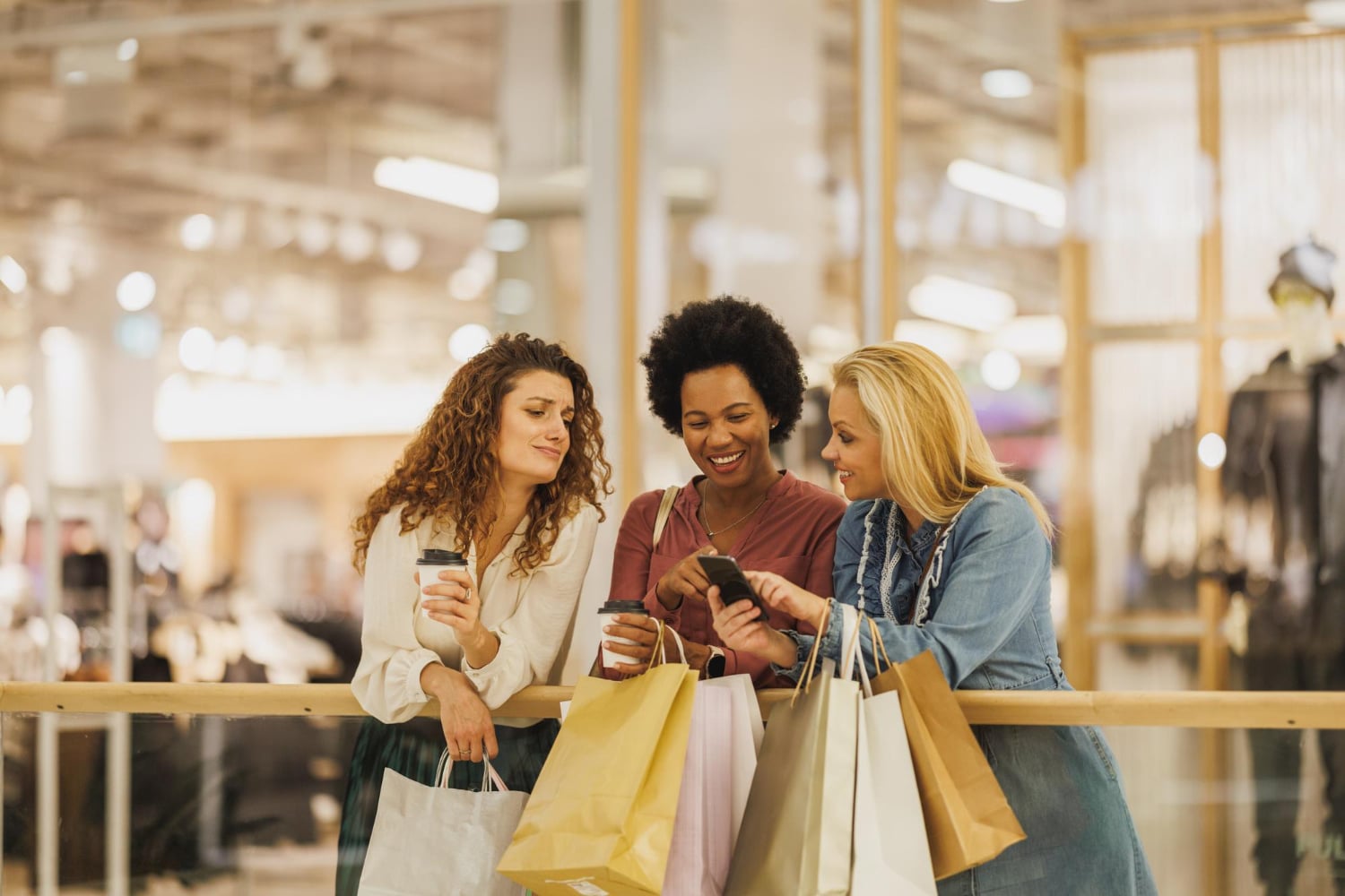 women shopping