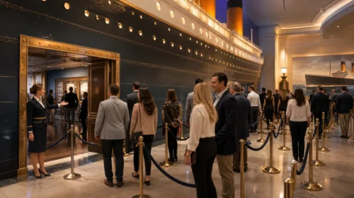 Navigating Las Vegas Titanic Exhibit Crowds on Busy Nights