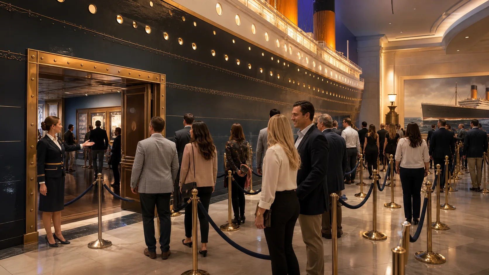 Navigating Las Vegas Titanic Exhibit Crowds on Busy Nights